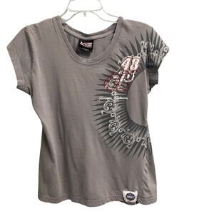 Nascar Chase Authentics Lowes 48 Jimmie Johnson Womens Tee Size Medium Racing
